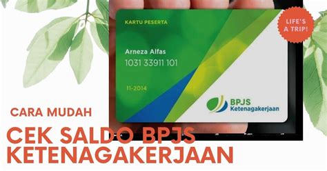 Cara Cek Saldo Bpjs Ketenagakerjaan Via Aplikasi Bpjstku Komala Dewi