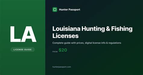 Louisiana Hunting Guide License