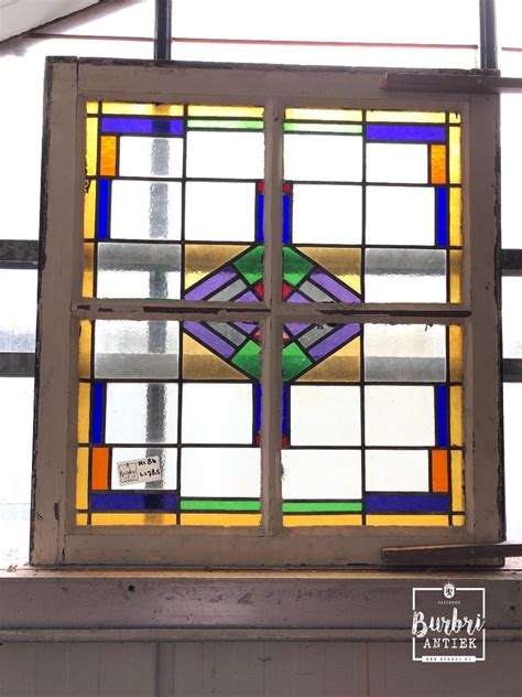 Antique Stained Glass Window Glas In Lood Deuren En Ramen Oude