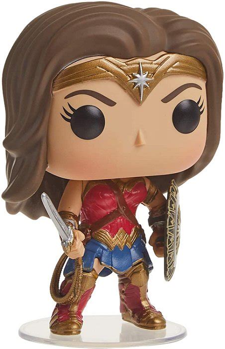 Pop Funko Wonder Woman Mulher Maravilha Dc Escudo Adrenaland