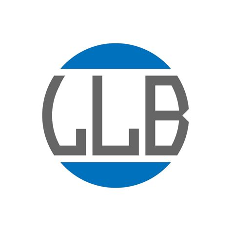 LLB letter logo design on white background. LLB creative initials ...