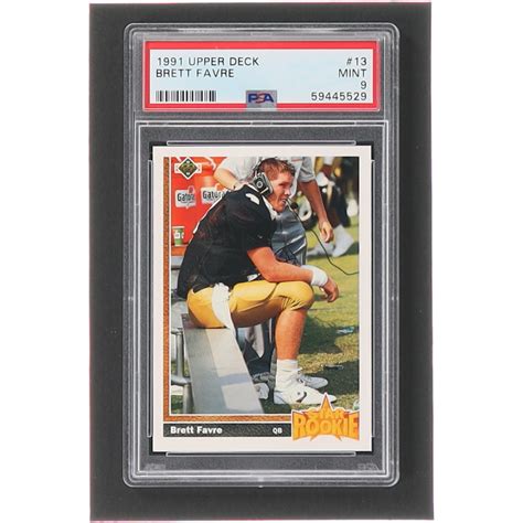 Brett Favre Upper Deck Rc Psa Pristine Auction