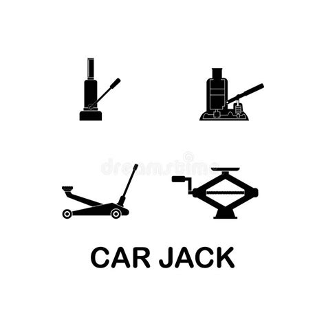 Hydraulic Jack Icon Stock Vector Illustration Of Stand 234936548