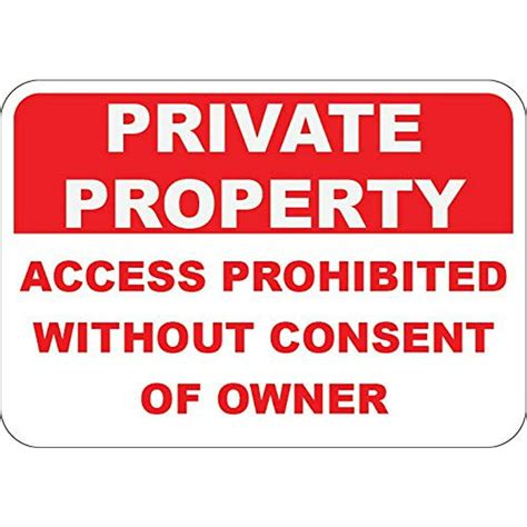 Private Property Access Prohibited Without Consent Of Owner Walmart