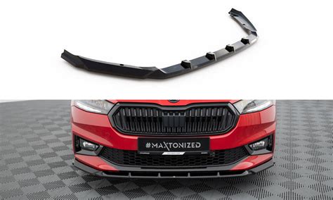 Front Splitter Skoda Fabia Mk4 Our Offer Skoda Fabia Standard Mk4 [2021 ] Maxton Design