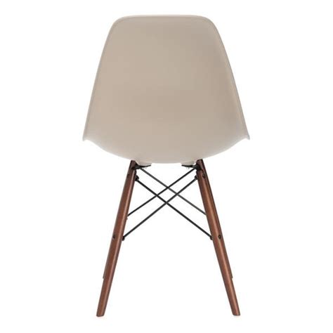 Kit 2 Cadeiras Charles Eames Eiffel Dsw Nude Madeira Escura MadeiraMadeira