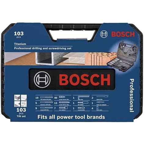 Set Para Taladrar 103 Piezas Bosch Sodimac Perú