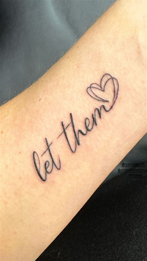 Let Them Tattoo Small Forearm Tattoos Classy Tattoos Hand Tattoos