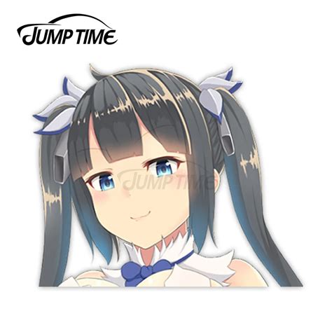 Jump Time Danmachi Hestia Sexy Big Head Anime Girl Calcoman A De