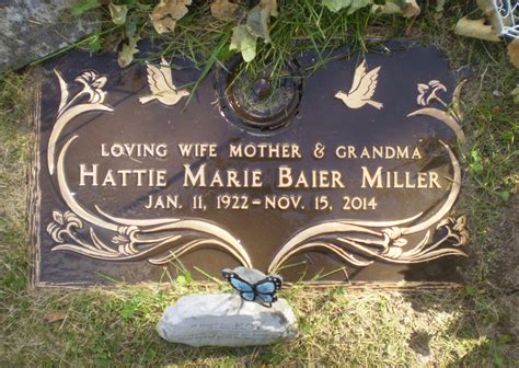 Hattie Marie Baier Miller 1922 2014 Find A Grave Memorial