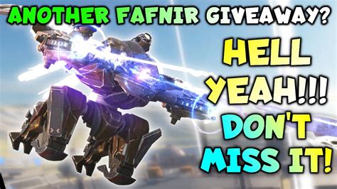 FAFNIR Giveaway Part 2 And 10 Mil DMG Gameplay War Robots MK3 WR