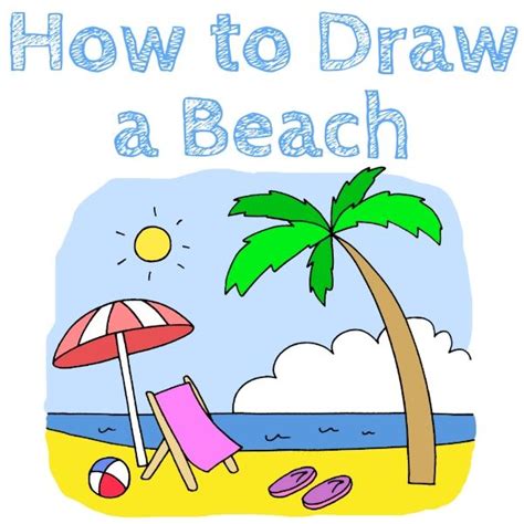 Comment Dessiner Une Plage Drawings Drawing Tutorial Beach Drawing