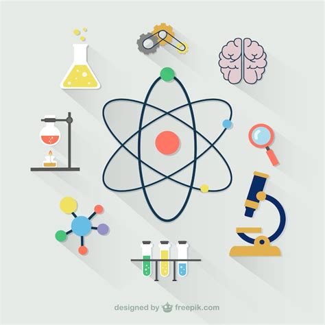 Premium Vector Science Icon Collection