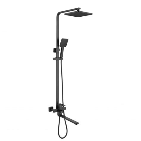 Душевой комплект Fmark Душевая стойка Fmark (FS8145-35H) черный ...
