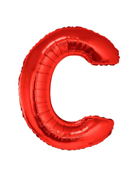 Ballon Aluminium G Ant Lettre C Rouge Cm D Coration Anniversaire