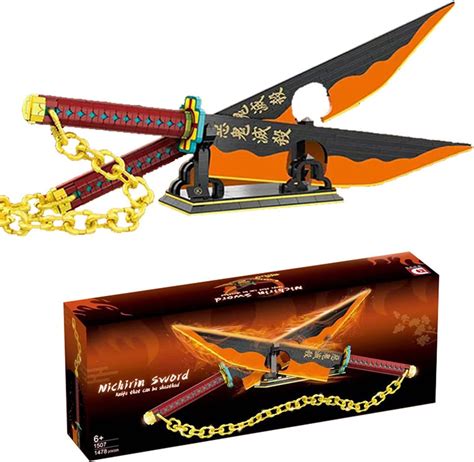 Demon Slayer Ninja Katana Bauspielzeug Uzui Tengen Sword Model