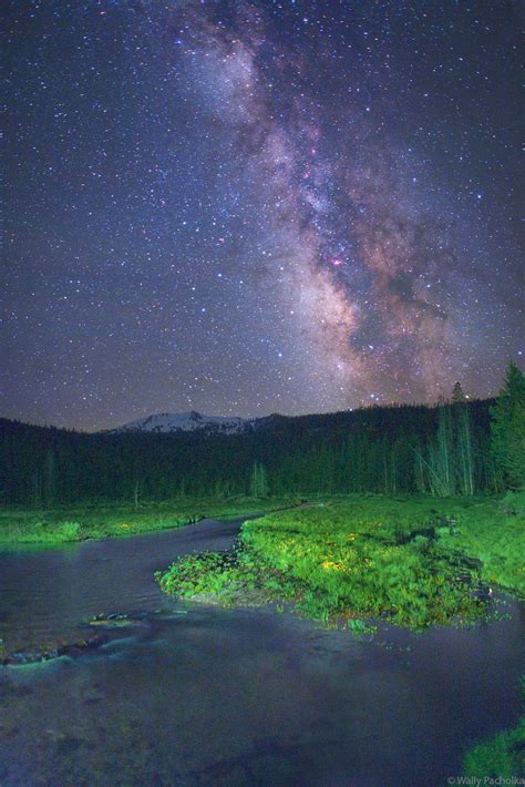 Milky Way Over Lassen Hat Creek Lassen Volcanic National Park Wally