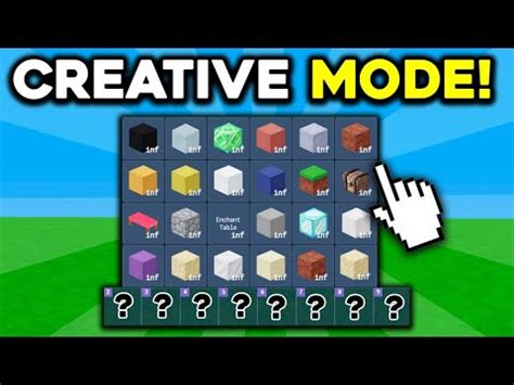 Playing CREATIVE MODE In Roblox Bedwars YouTube