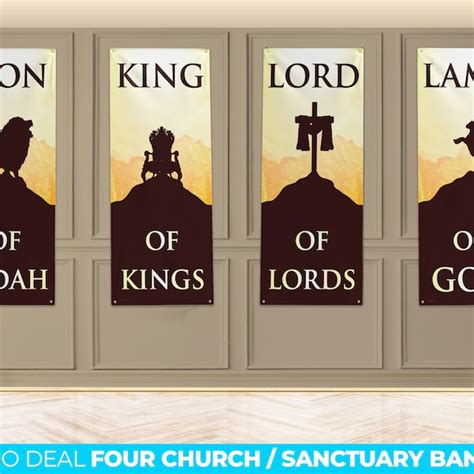 Lion Of Judah Banners Etsy