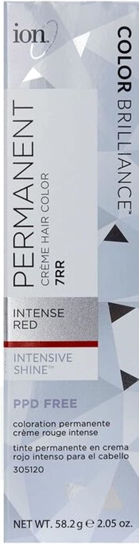 Ion 7rr Intense Red Permanent Creme Hair Color 7rr Intense Red Chemical Hair Dyes