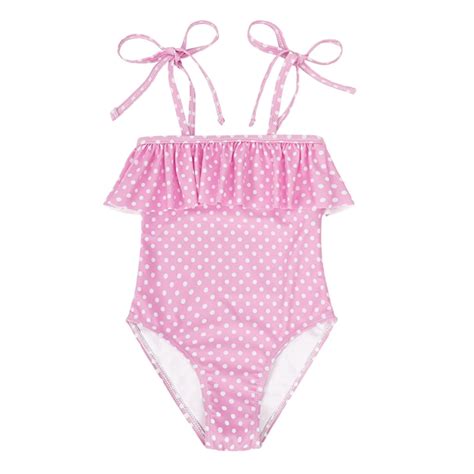 Icvfdpl Swimsuit For Girls One Piece Bikini Color Floral Print Rash Guard Beach Pool Poolside