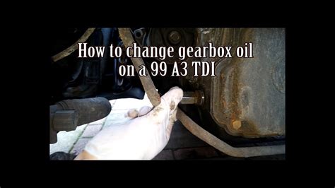 How To Change Your Gearbox Oil Youtube