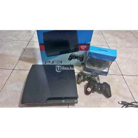 Konsol Game Sony Ps Slim Bekas Cfw Cech Seri Hdd Gb Like New