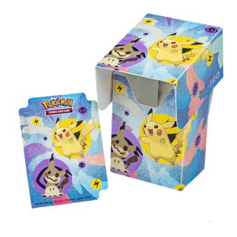 Ultra Pro Artwork Deckbox 75 Pikachu Mimigma PKM Trader Online De