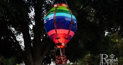 Amazon Regal S Hot Air Balloon Solar Lantern LG Stripe Tools Home Improvement