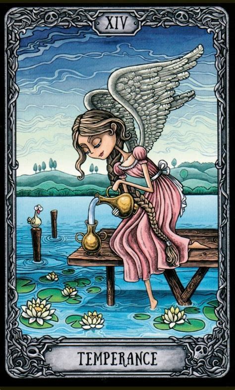 Dark Mansions Temperance Tarot Cards Art Dark Mansion Tarot Decks