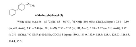 ORGANIC SPECTROSCOPY INTERNATIONAL 4 METHOXYBIPHENYL