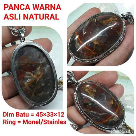 Jual LIONTINE BATU PANCA WARNA GARUT 15 Di Lapak Andis Accesories