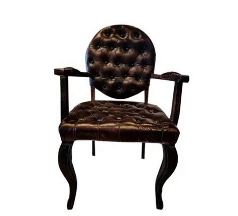 Modern Handicraft Wooden Leather Chair At Rs 8000 In Jodhpur ID