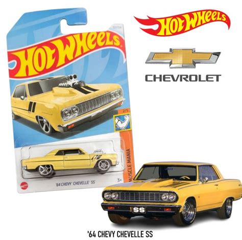 Hot Wheels CHEVY CHEVELLE SS โมเดลรถเหลก ของเลน ของสะสม ลขสทธแท ในรานมใหเลอก
