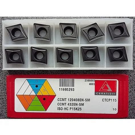 Carbide CERATIZIT CCMT Inserts For Industrial At Best Price In Faridabad