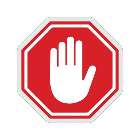 Stop Most Common Safety Signs 24695734 Vector Art at Vecteezy