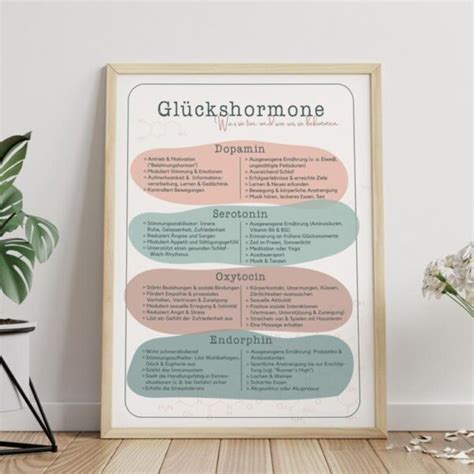 "Glückshormone" Postervorlage • Infoblatt • Therapiekram
