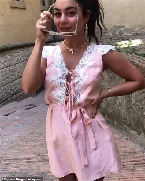 Vanessa Hudgens Flaunts Her Sensational Figure In A Patterned Bikini As She Poses On Italian