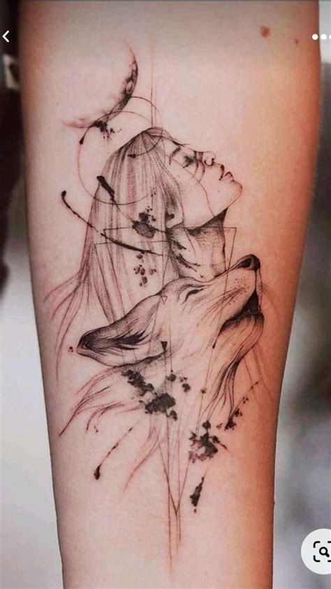 Tatuagem Mulher E Lobo - Tatuagem de lobo feminina: as inspirações mais perfeitas para você ...