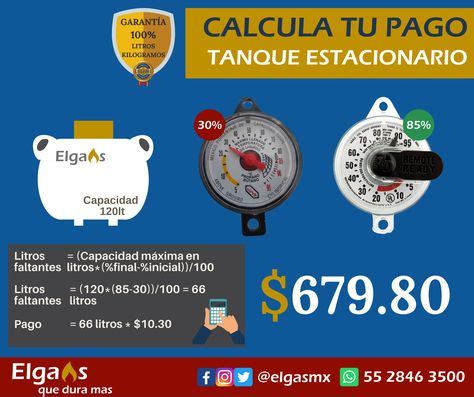 7 Ideas De Calcula Tu Recibo De Gas Lp Gas Lp Estacionario Tanques