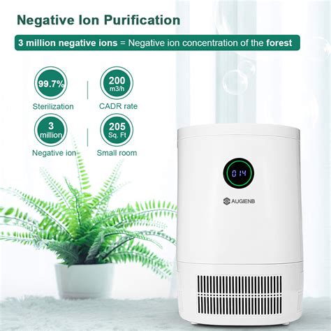 New Augienb Powerful Air Purifier Cleaner Hepa Filter To Remove Odor