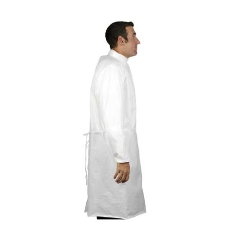 Cleanroom Gown Small White Sterile Not Rated Disposable, 50/CS - Truecare TCBA40ST-S CS - Betty ...