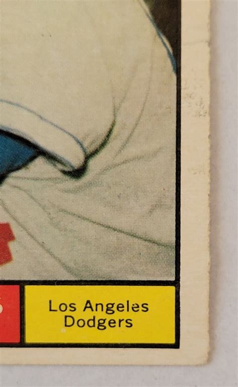 Topps Gil Hodges Los Angeles Dodgers Ex Ebay