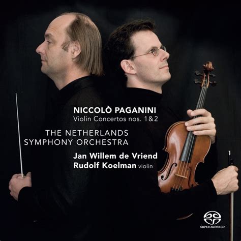 Paganini Violin Concerto s Nos 1 2 Album by Niccolò Paganini