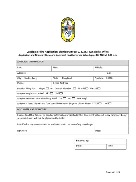 Fillable Online City Of Houston Candidate Filing Packet Fax Email Print