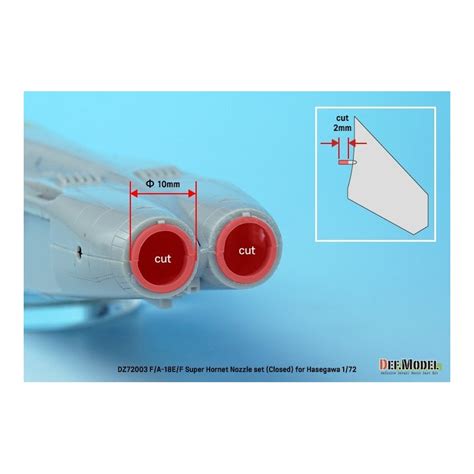 DEF MODEL DZ72003 F A 18E F Super Hornet Exhaust Nozzle Closed