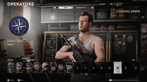 First In Game Look At Call Of Duty Rambo And John Mclane Operators Mp1st