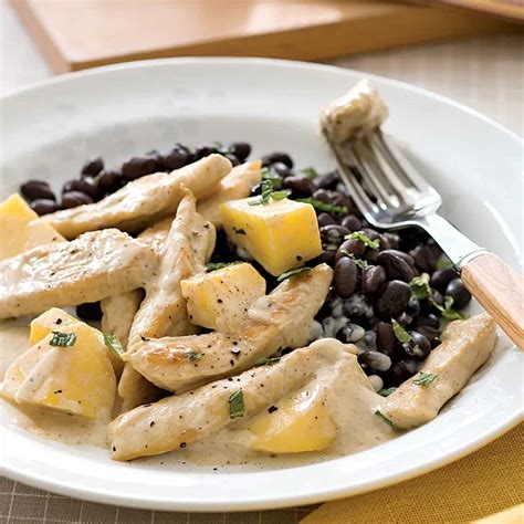 How To Make Coconut Mango Chicken With Black Beans Recipe