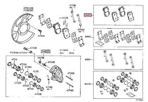 Колодки тормозные передние 04465-YZZCM (номер toyota 04465YZZCM)