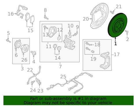 Disc+Brake+Rotor+Genuine+for+Audi+8W0615601K for sale online | eBay